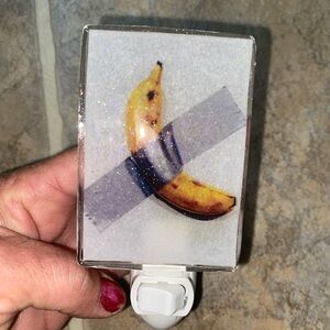 Handmade Duct-tape Banana Nightlight